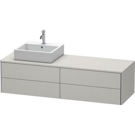 Duravit Xsquare Vanity Unit For Console Night Blue Satin Matt XS4914R9898
